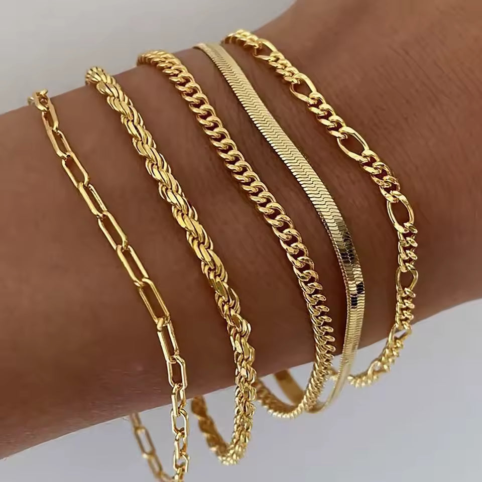 The Essential 5 Bracelet stack